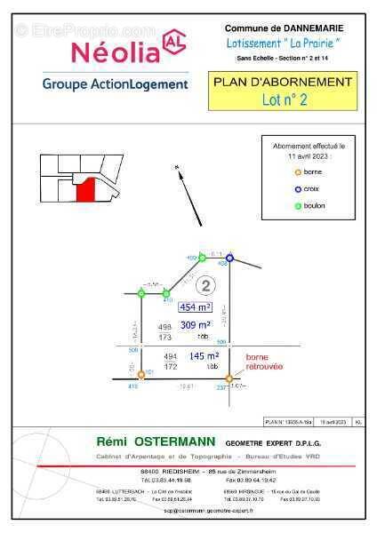 Terrain à DANNEMARIE