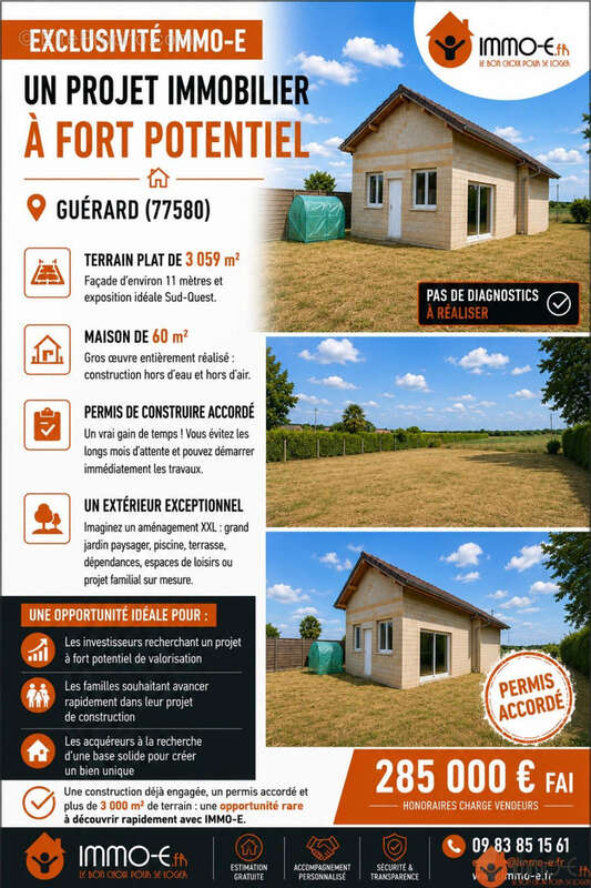 Terrain 3059 m² à Guerard  - photo 5