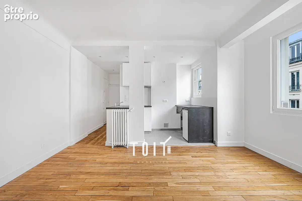 Appartement Paris 14ème - 1 pièce - 25.32 m2 - traversant - ascenseur - photo 1
