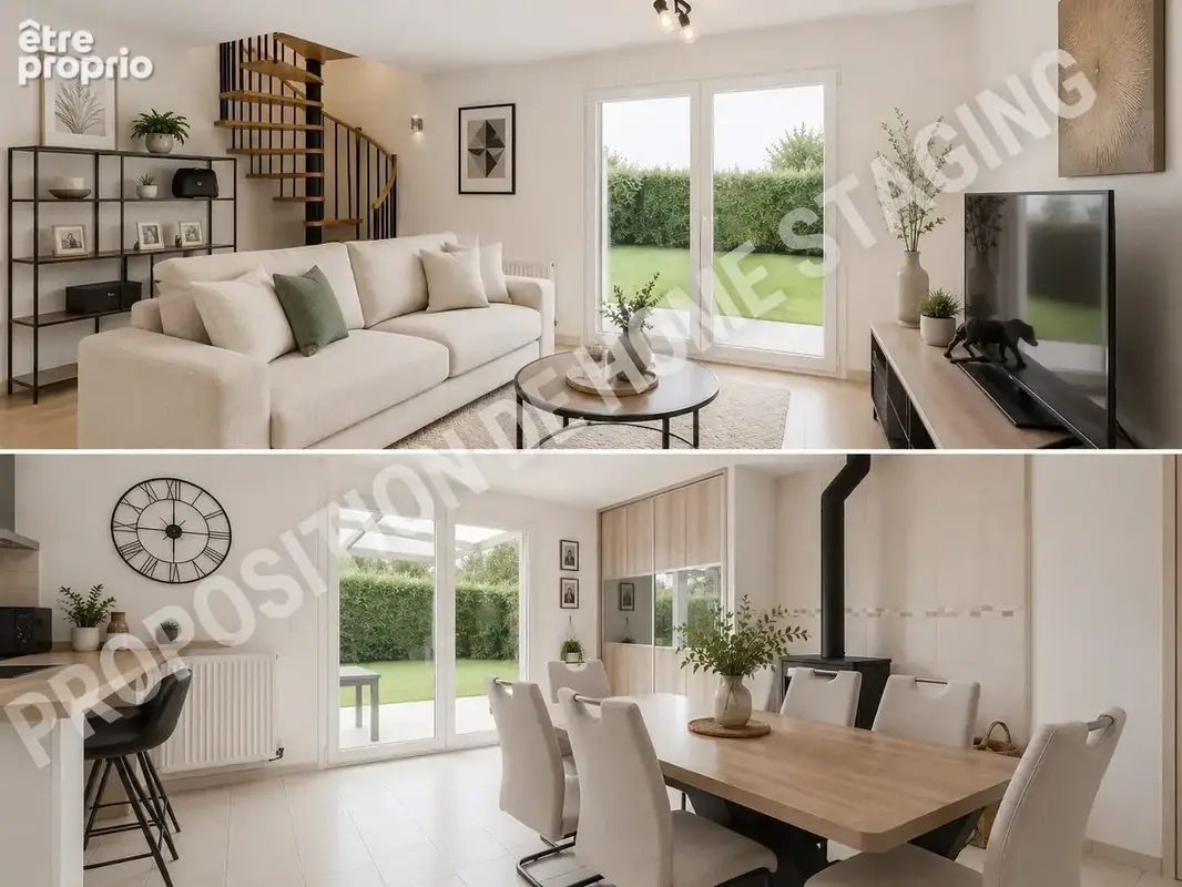 proposition home staging pièces de vie