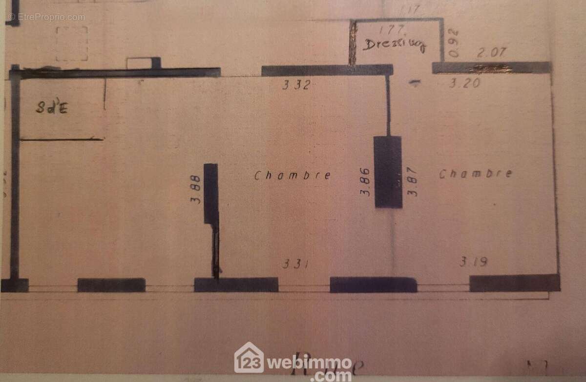 Un plan optimisé - Appartement à IVRY-SUR-SEINE