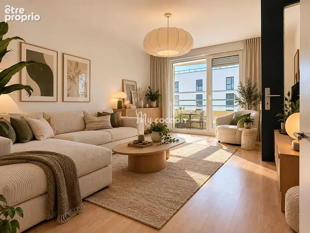 Lyon 7 - T3 - 71 m² - Balcon Parking - photo 4