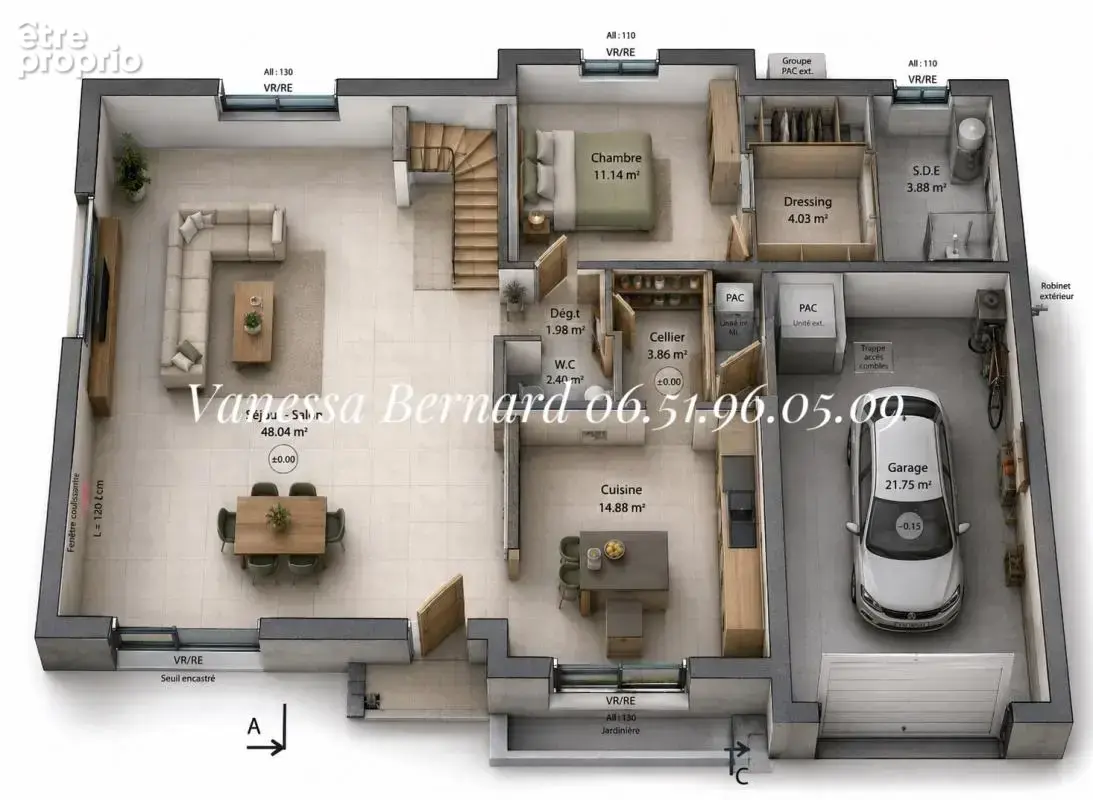14130 Maison de 175 m² 5 chambres proche Pt L'Evêque 595 000 Euros - photo 10