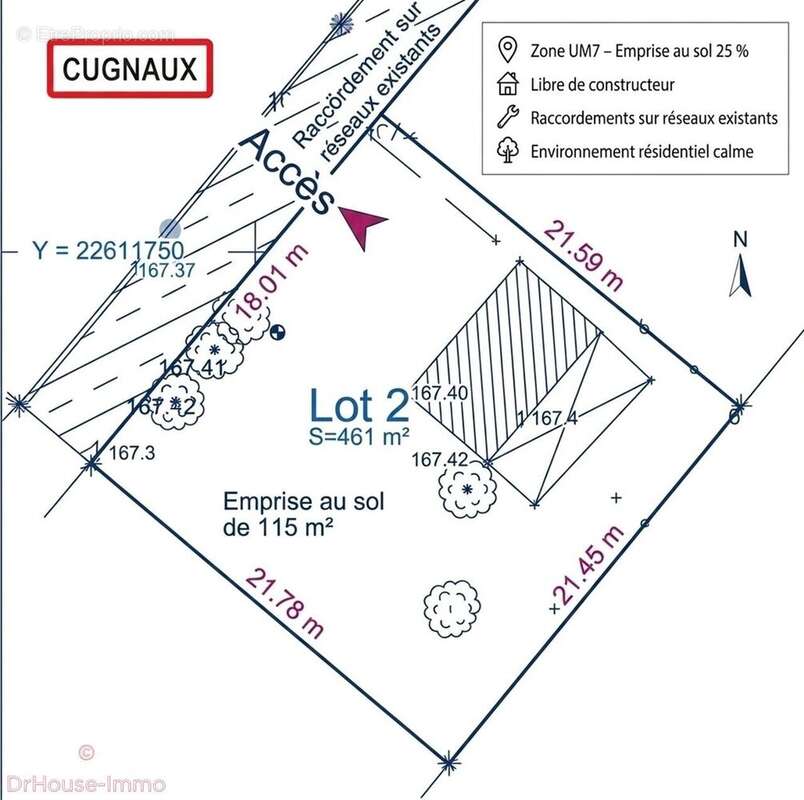 Terrain à CUGNAUX