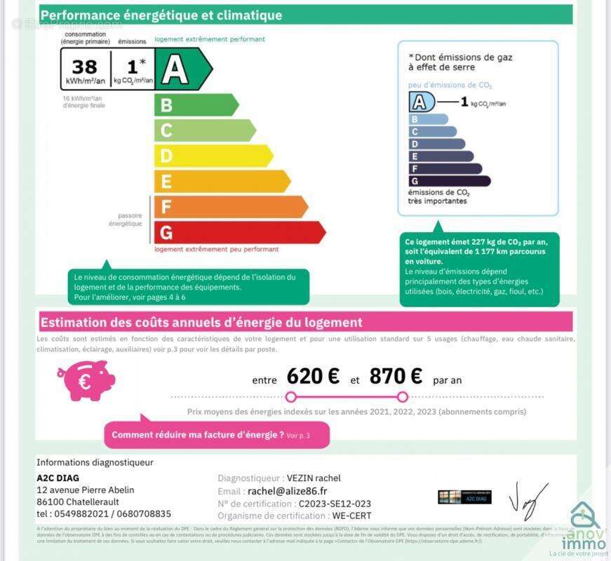 Maison à CHATELLERAULT
