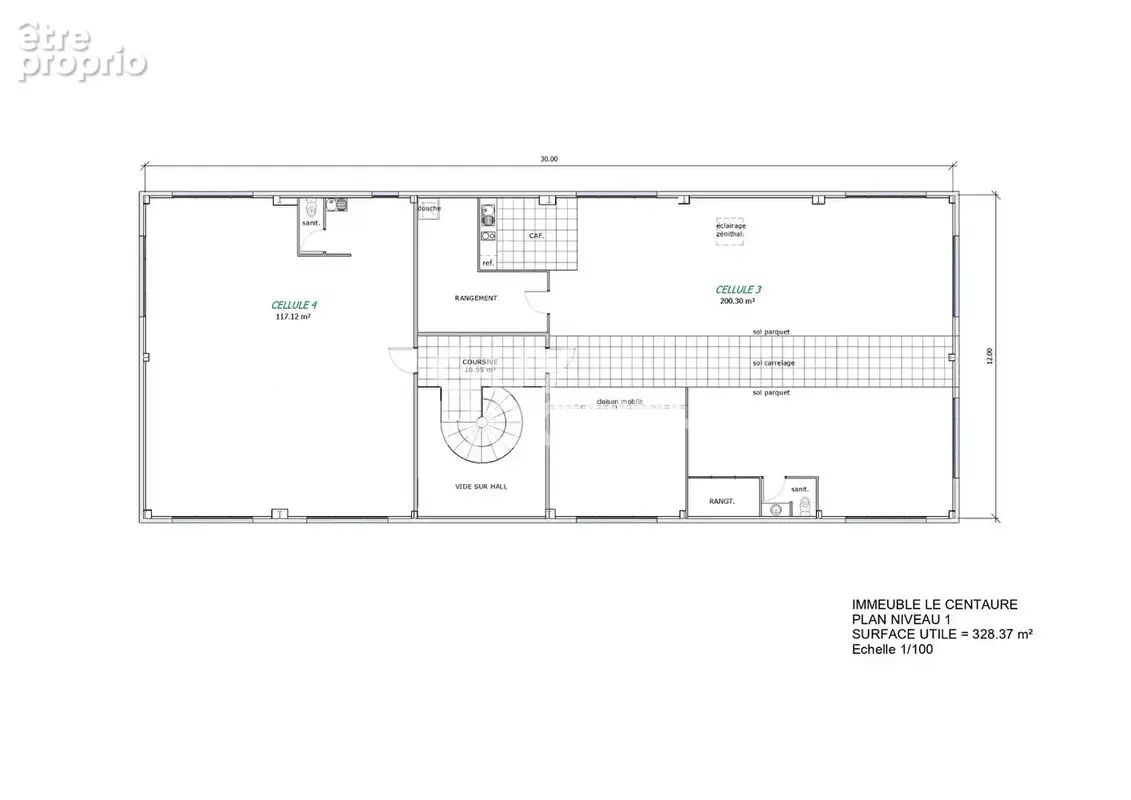 Local professionnel  200 m² - le centaure -  rioz - photo 4