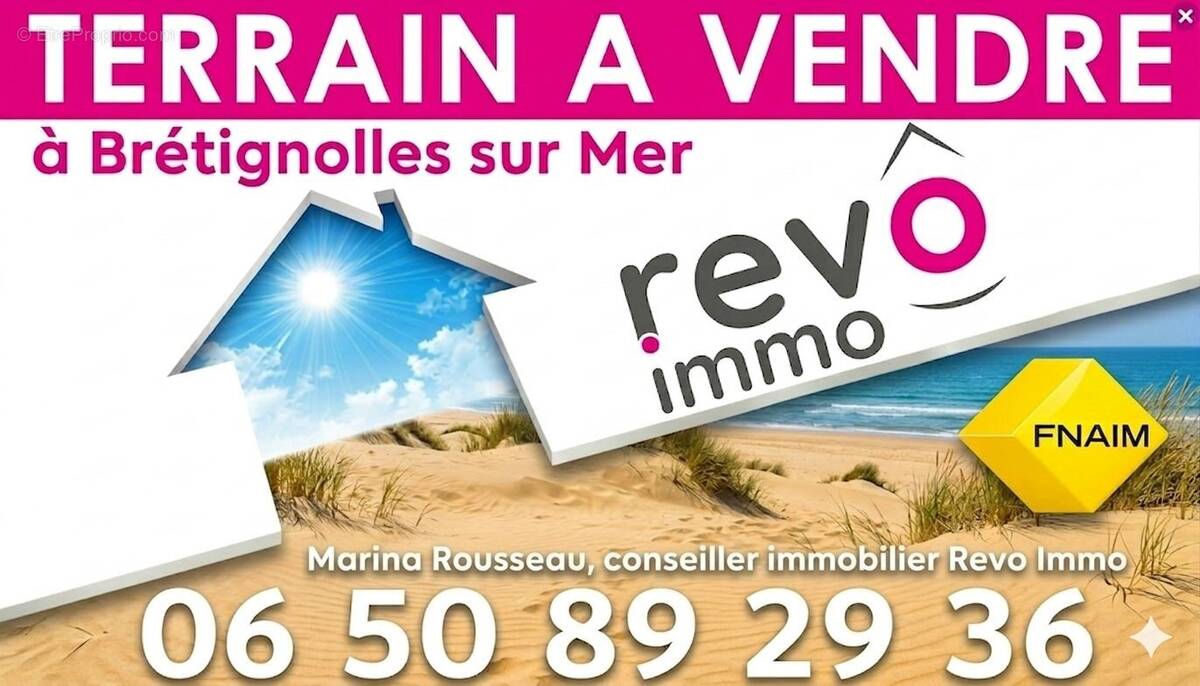 Terrain à BRETIGNOLLES-SUR-MER