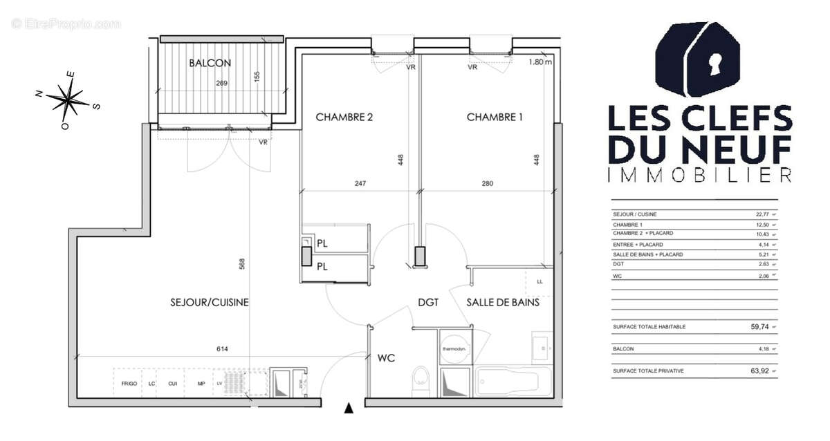 Appartement à TOULOUSE