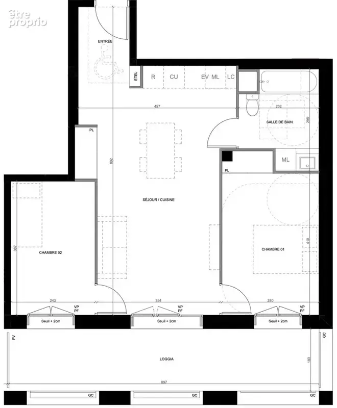Appartement 3 pièces 60 m² à vendre à Toulouse (31000) - photo 6