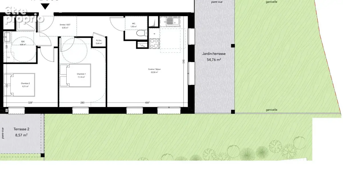 Appartement 3 pièces 58 m² à vendre à Pleneuf-Val-Andre (22370) - photo 6