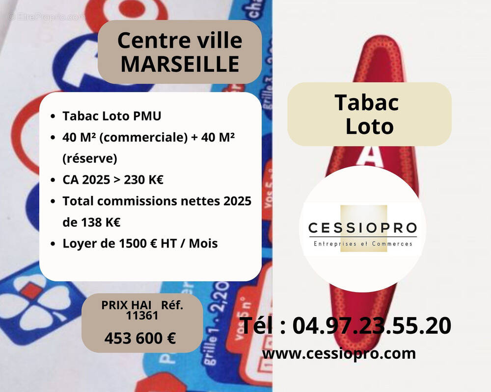 Commerce à MARSEILLE-6E