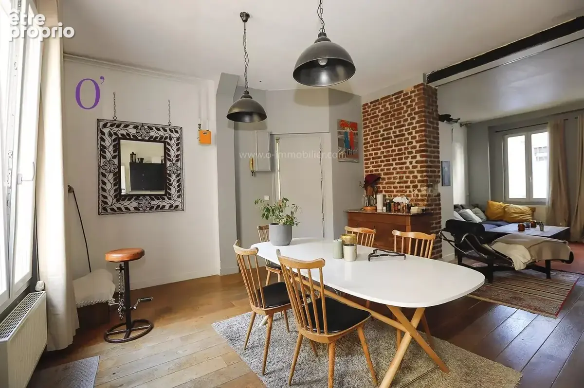 3 pièces 64 m², duplex, calme, charme, beaux volumes - photo 2