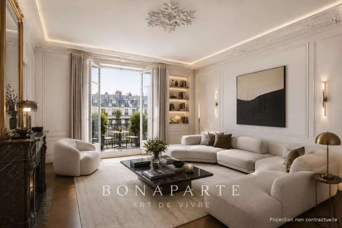 Paris 9 / turgot – étage élevé – balcon filant – vue dégagée - photo 2