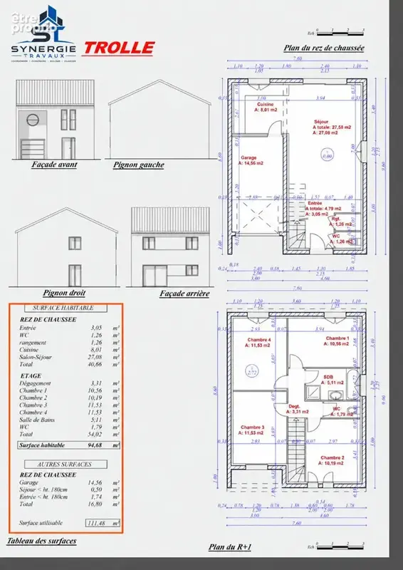 Terrain 630 m2 + Projet de Construction Maison 95 m2 à Vigy Parcelle n° 1 - photo 2