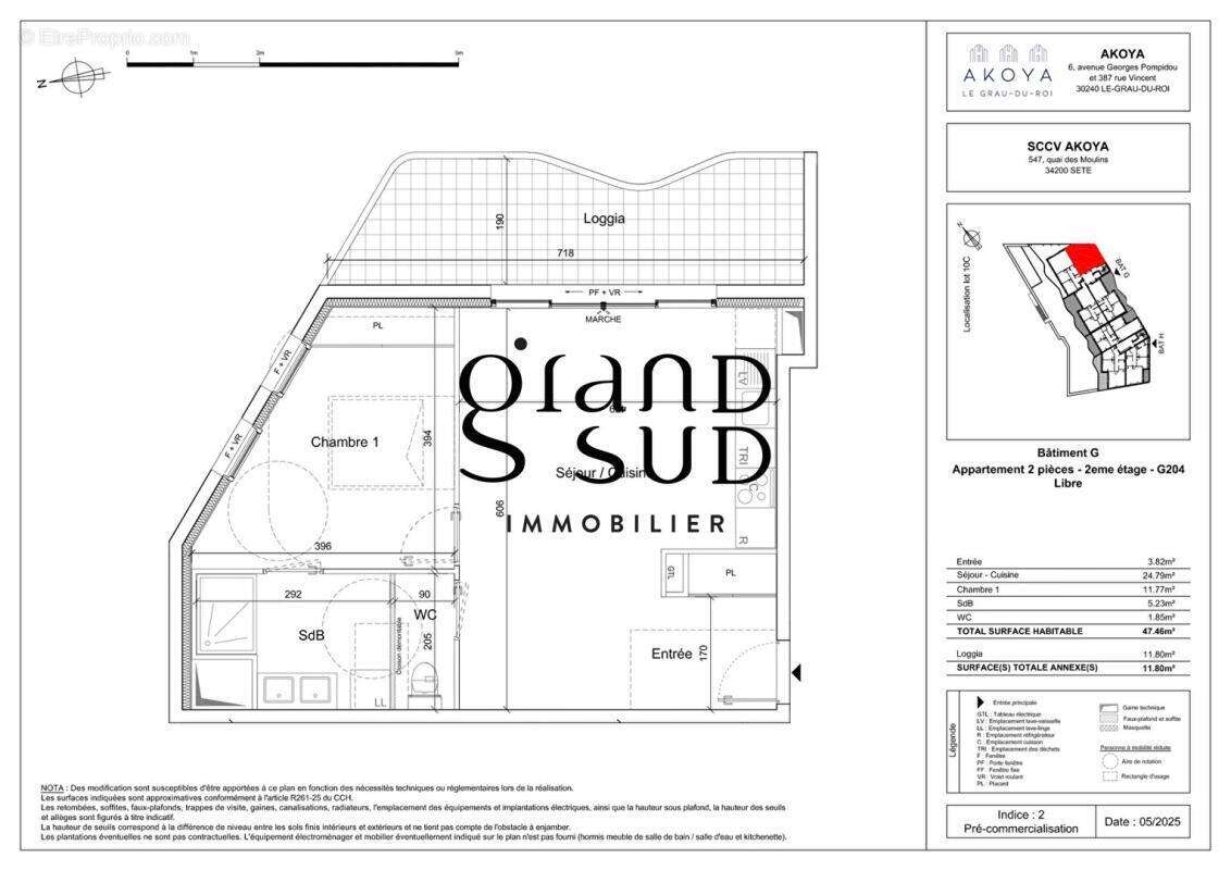 Appartement à LE GRAU-DU-ROI