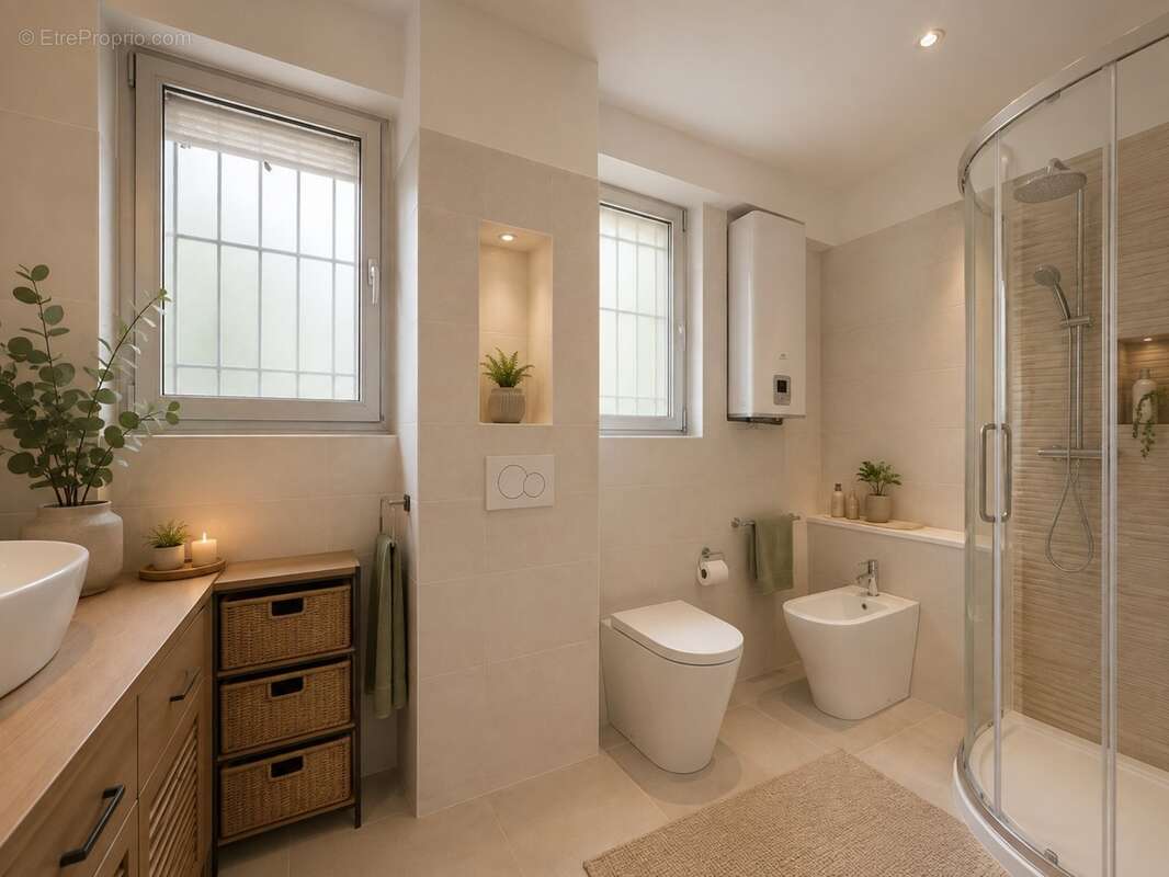 Dpt Alpes Maritimes (06), à vendre ANTIBES Appartement T3 65 m² – Rez-de-jardin, terrasse 40 m² et piscine - photo 12