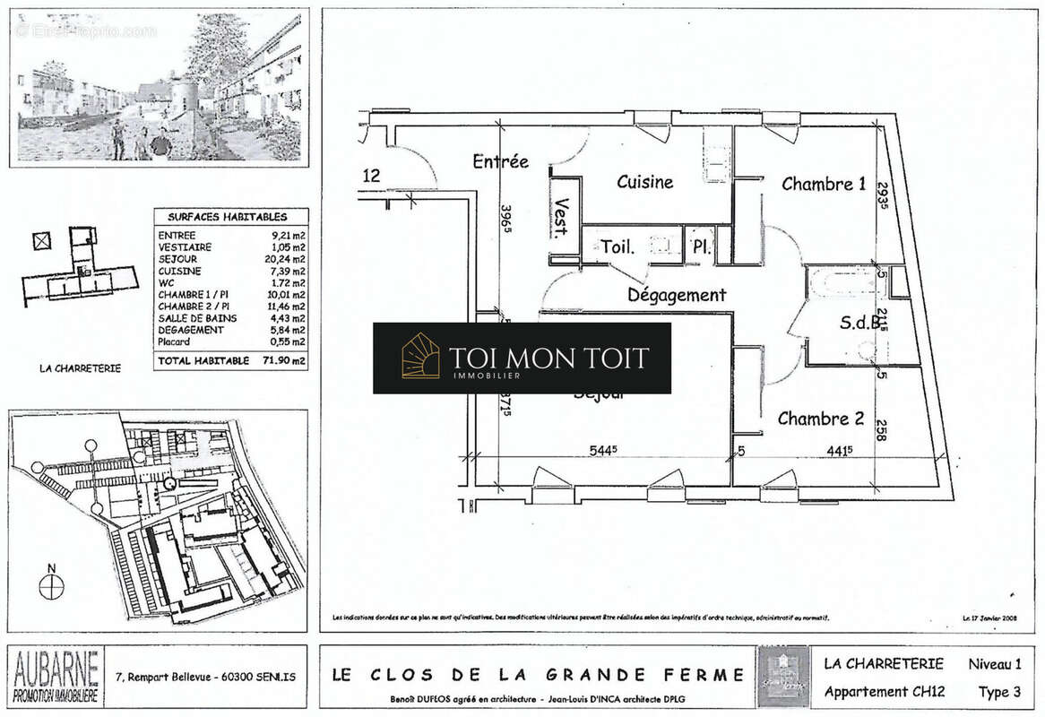 Appartement à SURVILLIERS
