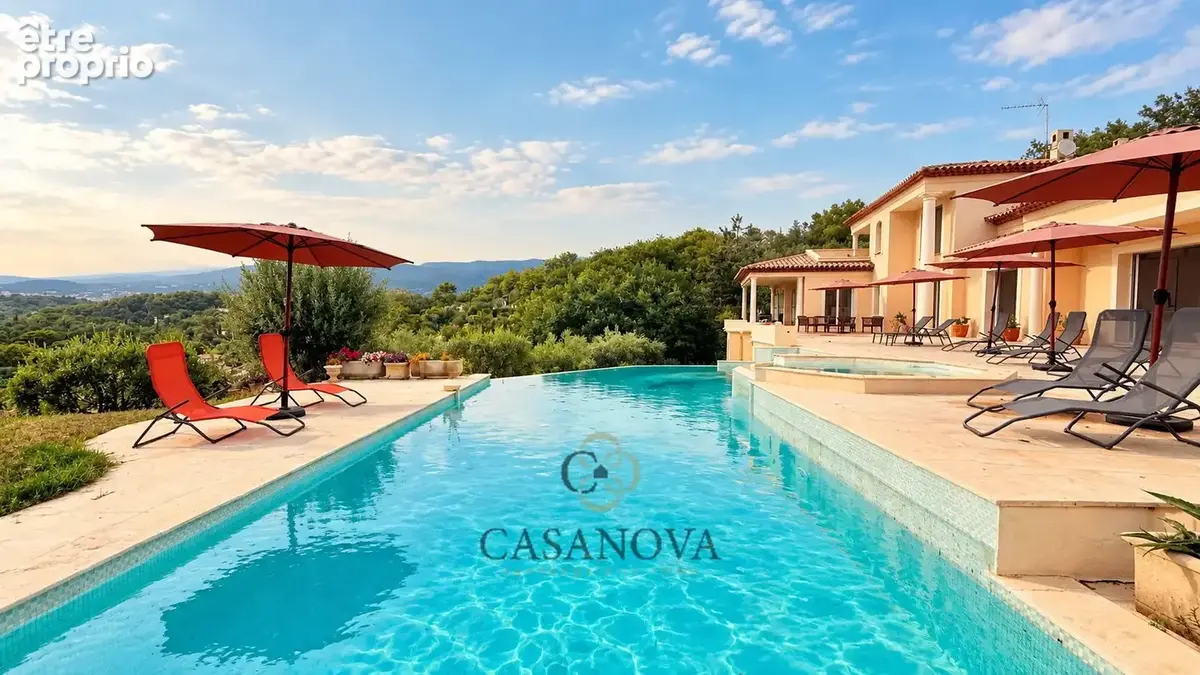 Villa de 314 m² avec piscine à débordement et vue panoramique à Châteauneuf-Grasse - photo 4