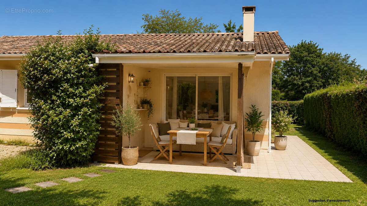TERRASSE - Maison à GOURS