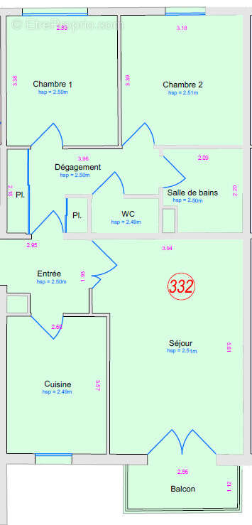 Appartement à DAMMARIE-LES-LYS