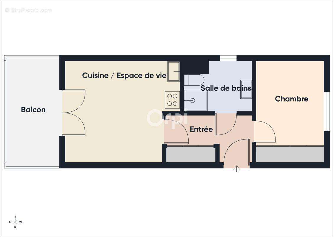 Agréable 2 pièces - secteur cottage - piscine - tennis - sud/est - photo 8