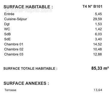 Appartement à GRADIGNAN