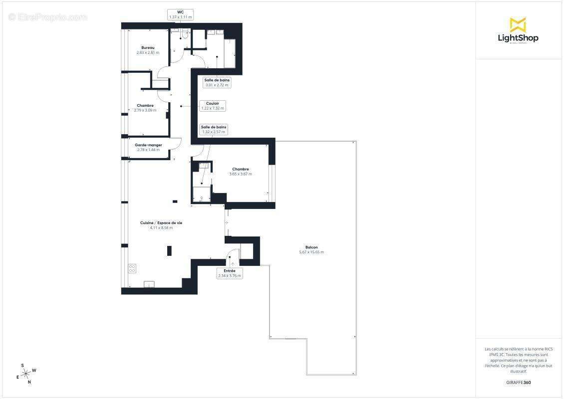 Appartement à BORDEAUX