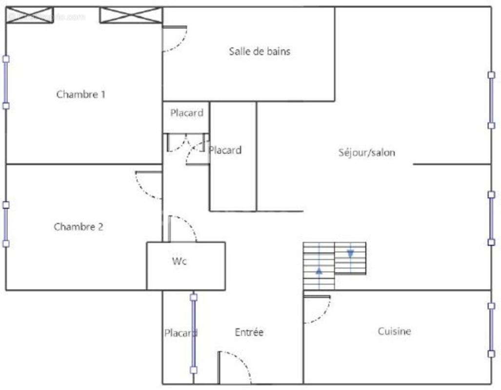 Appartement duplex - 4 chambres - parking privé -  proche centre ville - lisieux (14100) - photo 5