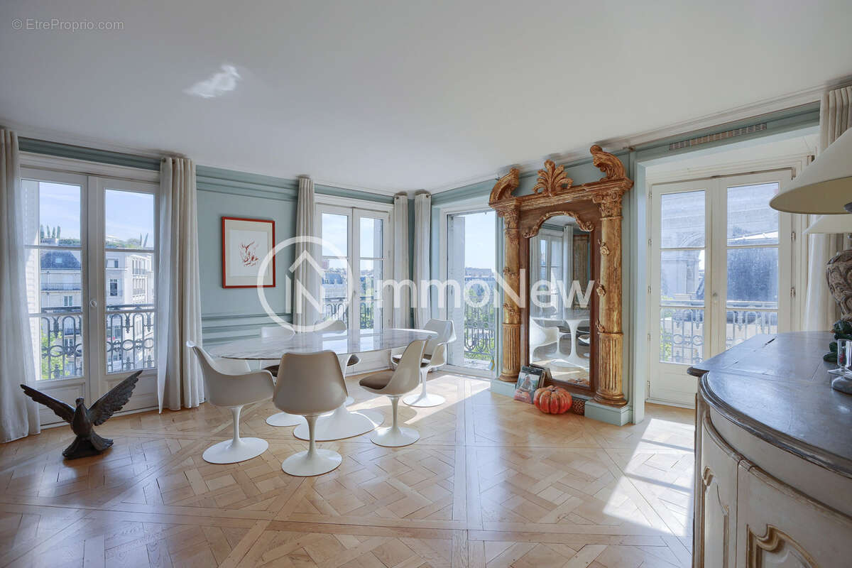 Appartement haussmannien — Paris 16ème — Vue Arc de Triomphe et Tour Eiffel - photo 3