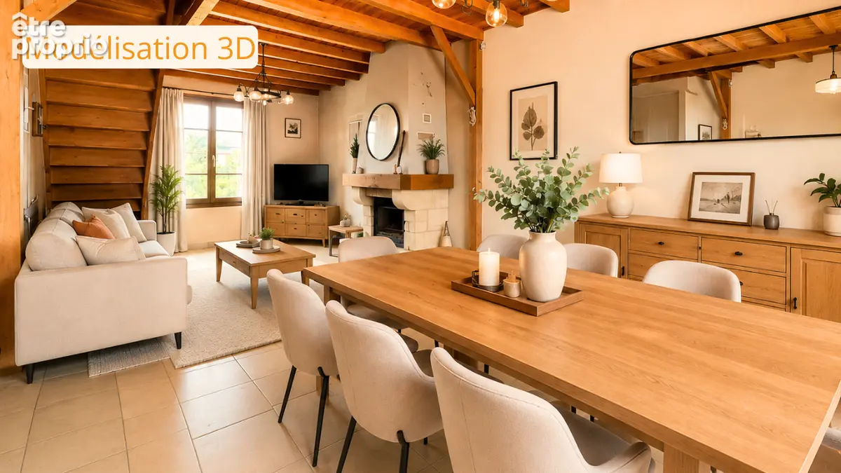 Corpeau - Maison avec insert bois - 3 chambres - Double garage - Terrain arboré - Terrasse - photo 5