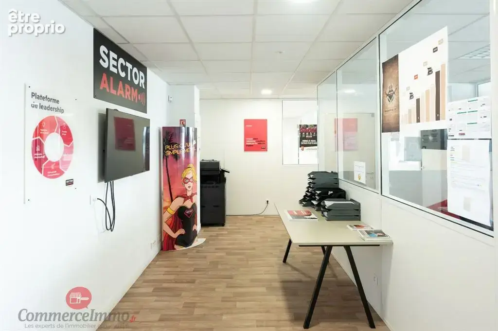 Murs d'un plateau de bureaux de 324 m2 à prix très concurentiel 530 000€ + 6 places de parkings - photo 5