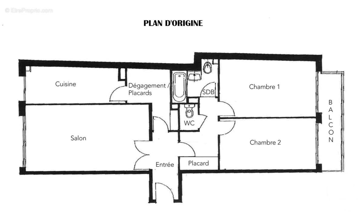 Appartement à PARIS-14E