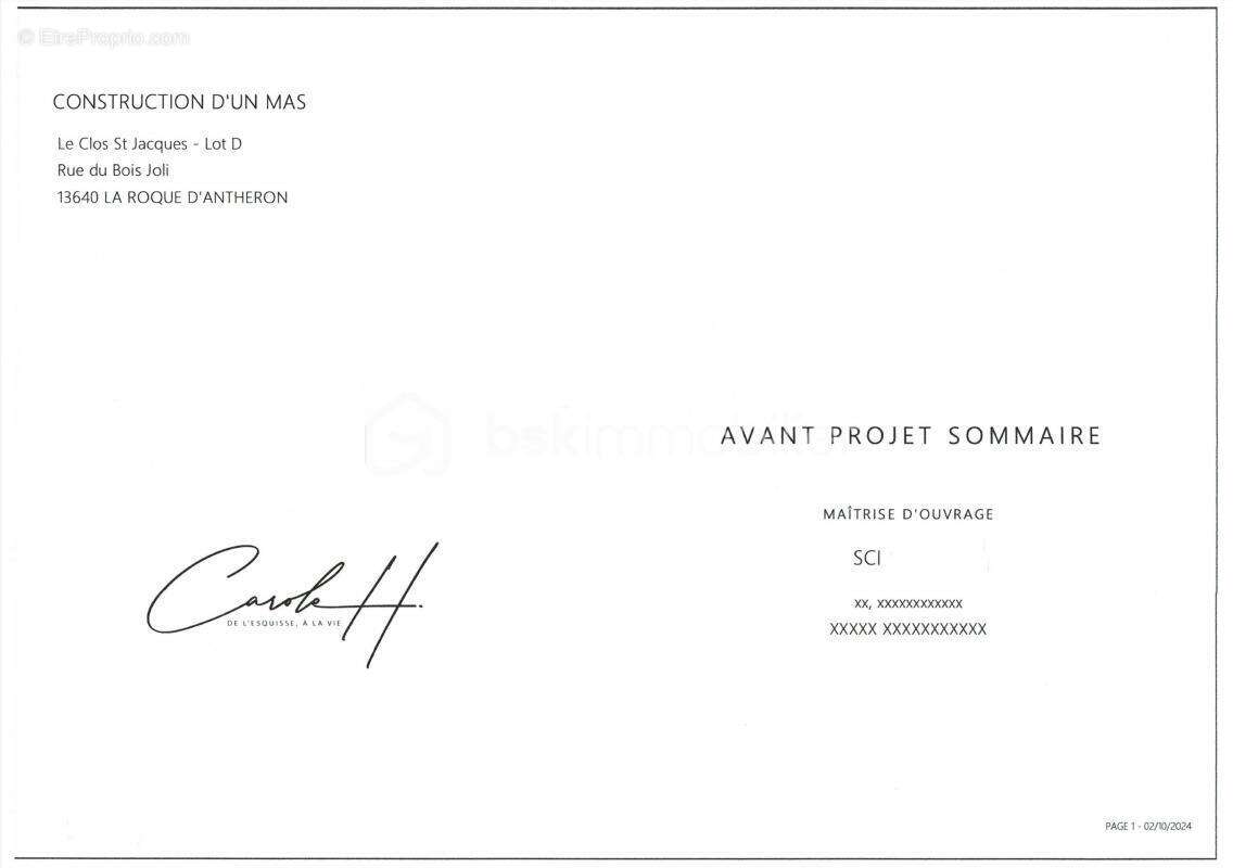 Terrain à LA ROQUE-D&#039;ANTHERON