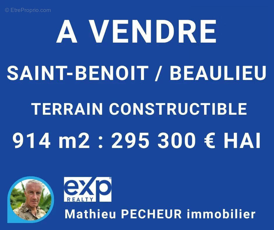 Terrain à SAINT-BENOIT