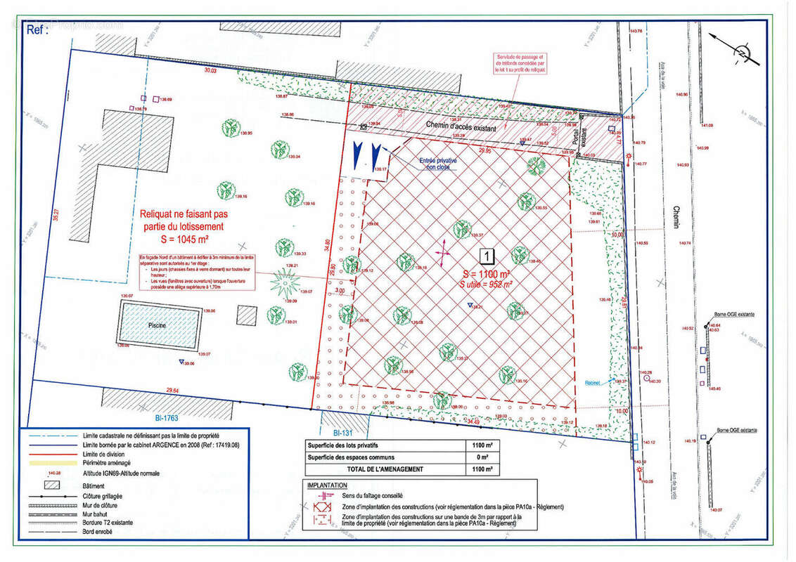 Sur les haureurs de pernes terrain a batir 1100m² - photo 3