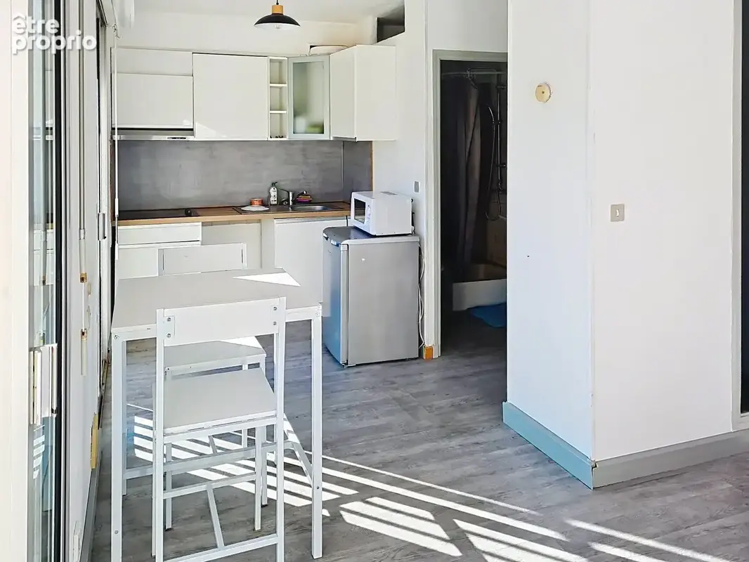 Joli studio 21m2 meublé exposé sud avec vue montagne au 1er étage d'une petite résidence au calme - photo 1