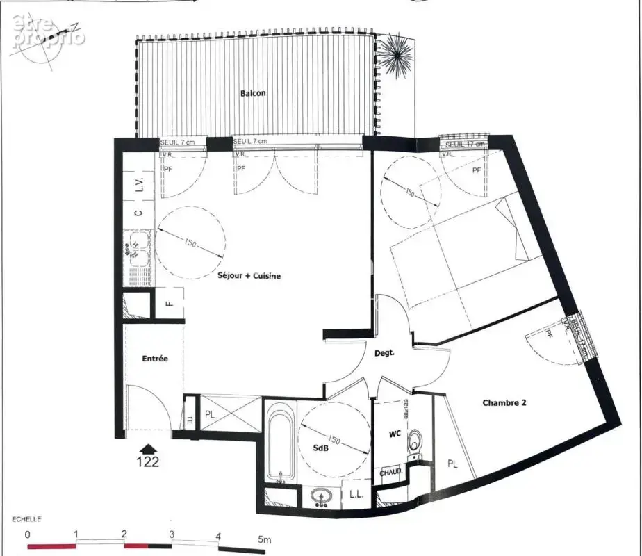 Ecully centre, T3 et terrasse de 10m2, possibilité box en sus - photo 12