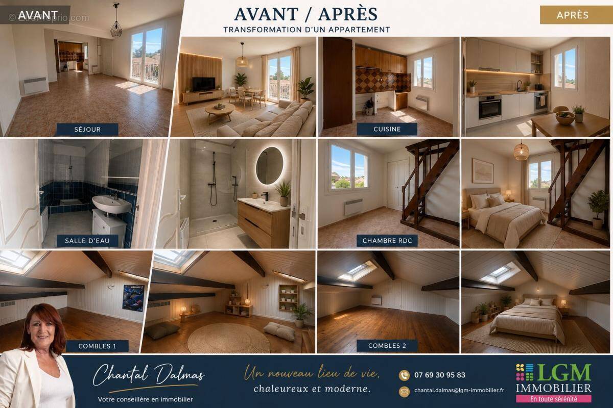 Appartement à CHATEAUNEUF-LES-MARTIGUES