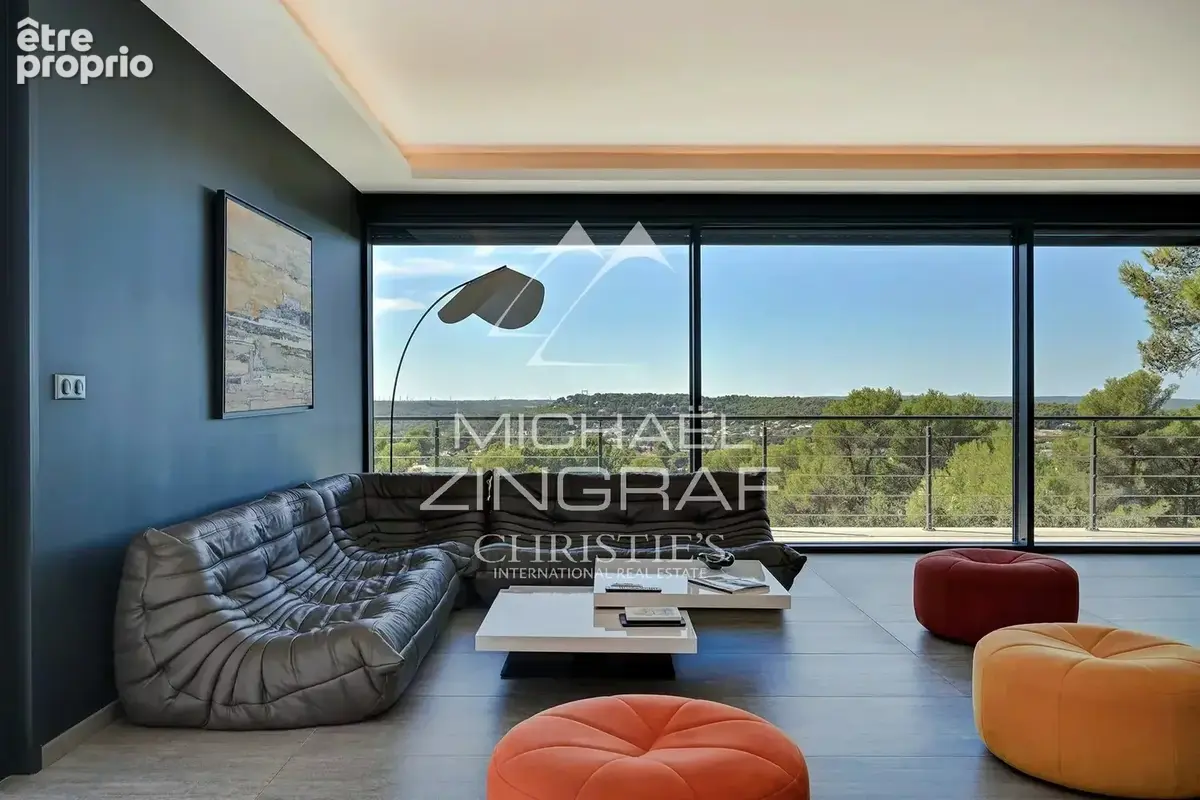 Villa d'architecte contemporaine avec vue panoramique & Pinède privée - photo 4