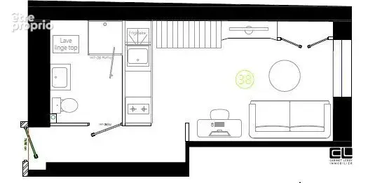 STUDIO RUE PAUL BERT 20 M²proche place sainte Anne - photo 18