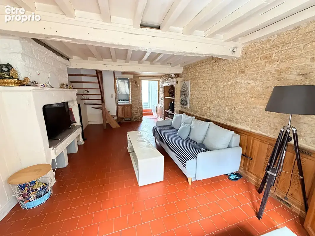 À vendre -  belle maison de ville en pierre mitoyenne - caen nord - photo 2