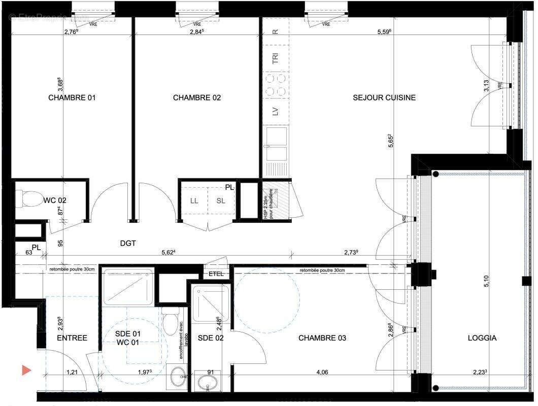 Appartement à NANTES