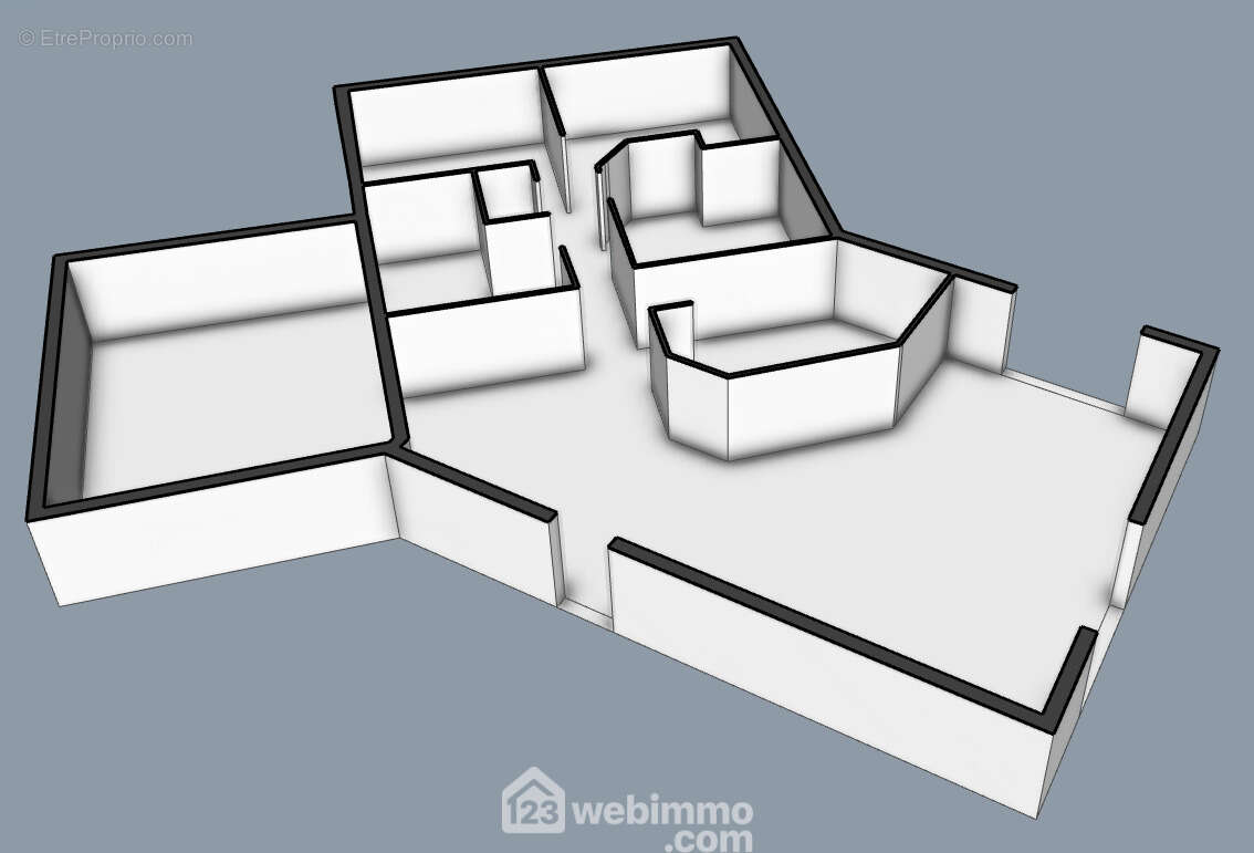 home Staging 3d sur demande - Maison à LONGEVILLE-SUR-MER