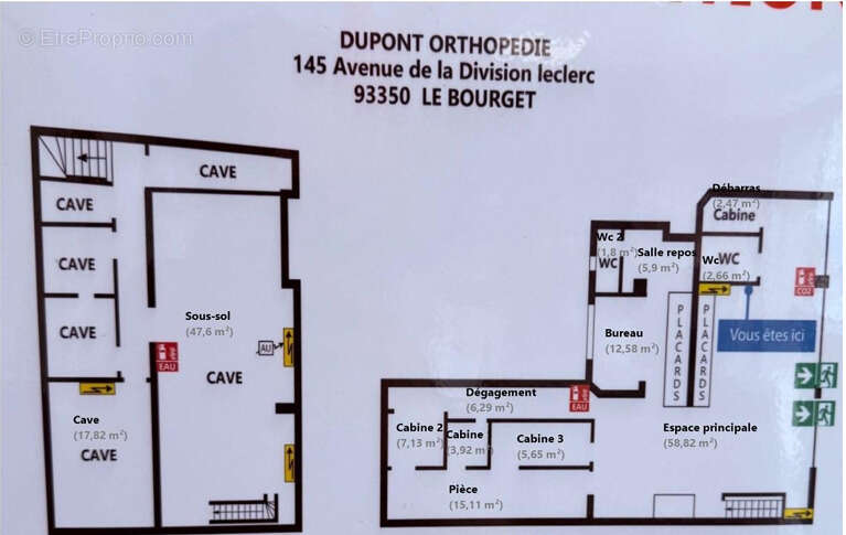 Commerce à LE BOURGET
