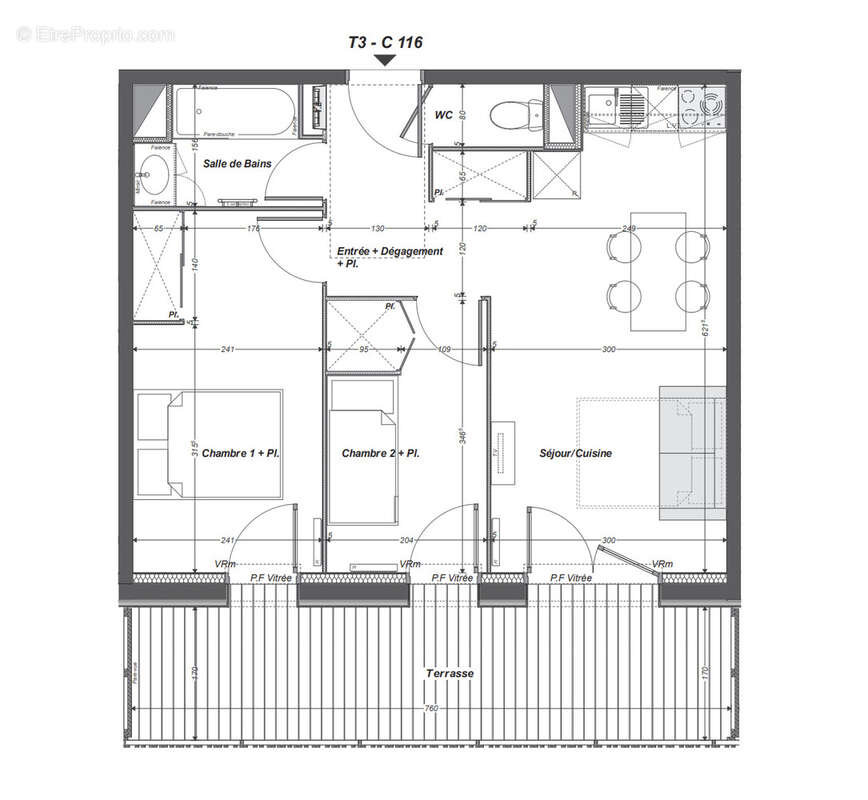 Appartement à LACANAU