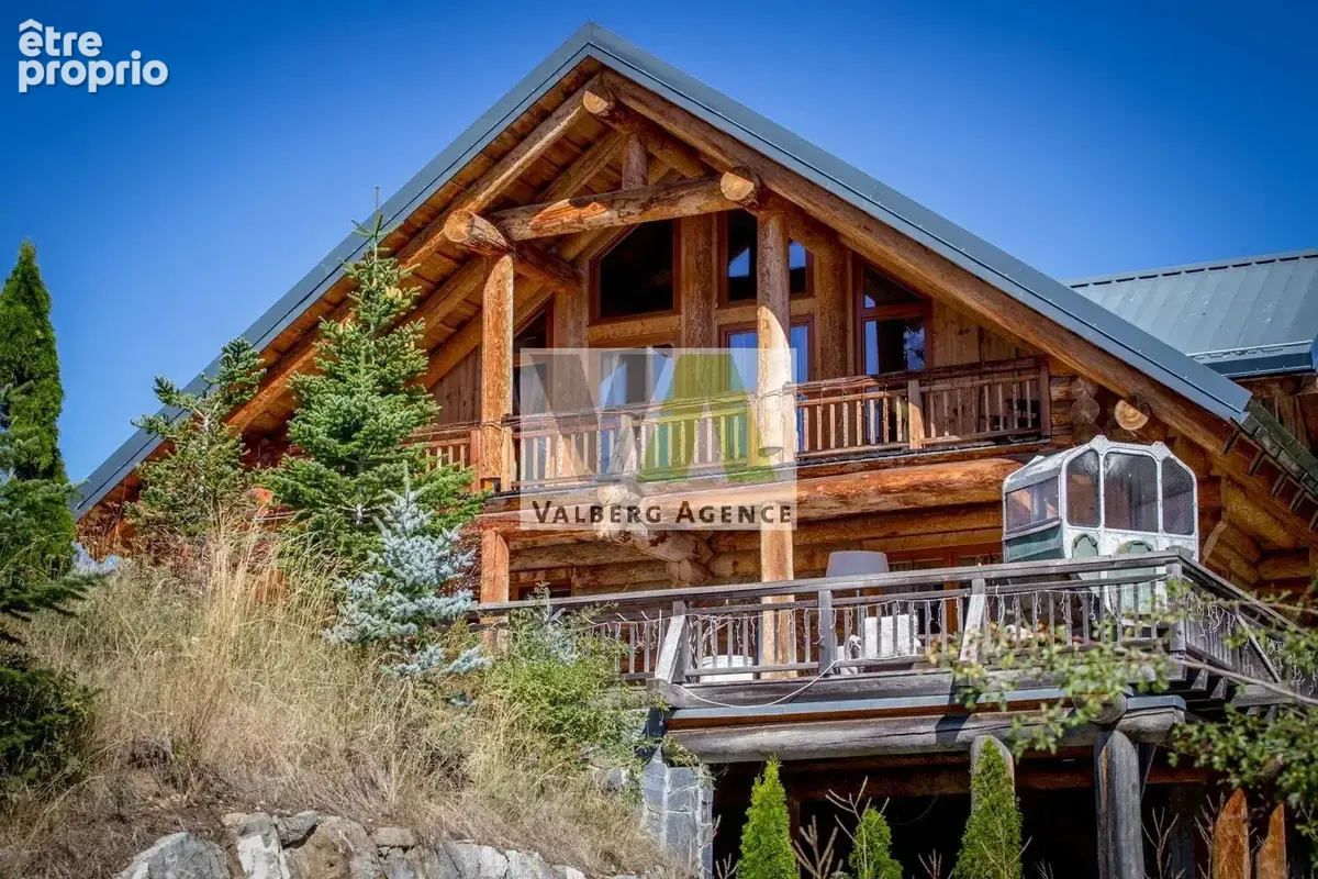 Chalet d'exception en rondins au pied des pistes - photo 35