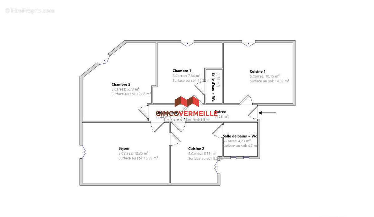 Appartement à RUEIL-MALMAISON