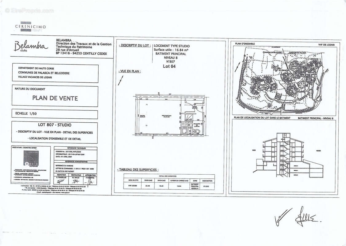 Appartement à BELGODERE