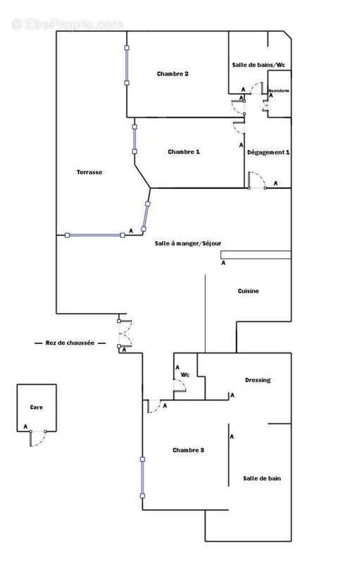 Appartement à PARIS-17E