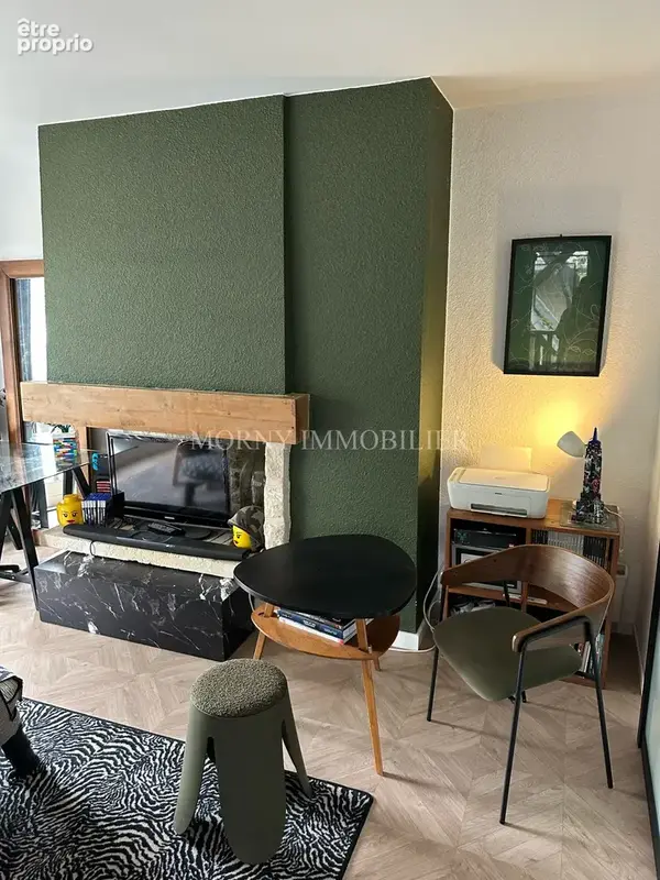 À vendre - appartement de 95m2 avec balcon et cheminées - photo 4